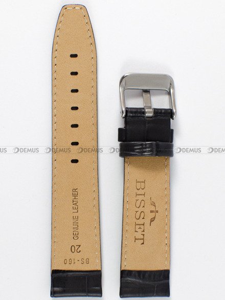 Pasek skórzany do zegarka Bisset - PB16.20.17 - 20 mm