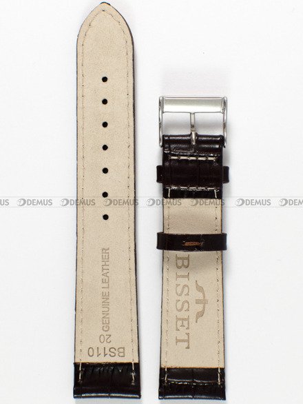Pasek skórzany do zegarka Bisset - PB31.20.2.7 - 20 mm