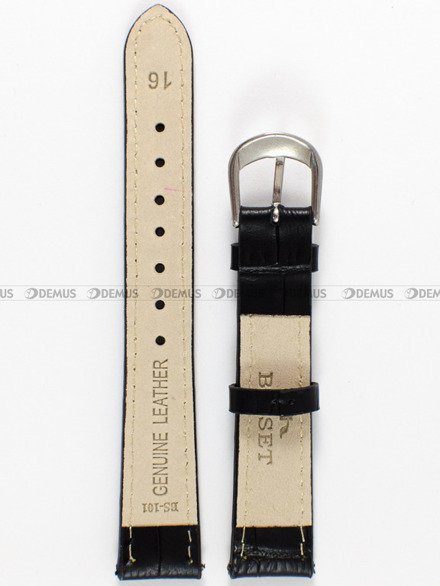 Pasek skórzany do zegarka Bisset - PB50.16.1.17 - 16 mm