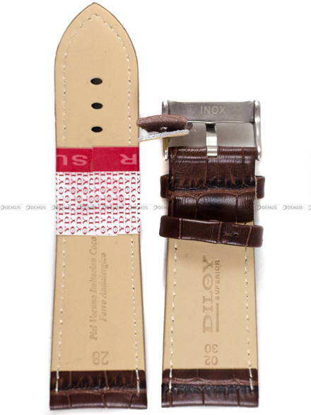 Pasek skórzany do zegarka - Diloy 368EA.28.2 - 28 mm