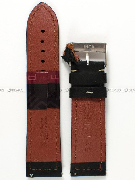 Pasek skórzany do zegarka - Diloy 396.24.1 - 24 mm