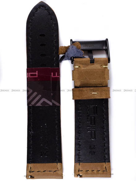 Pasek skórzany do zegarka - Diloy 397.24.3 - 24 mm