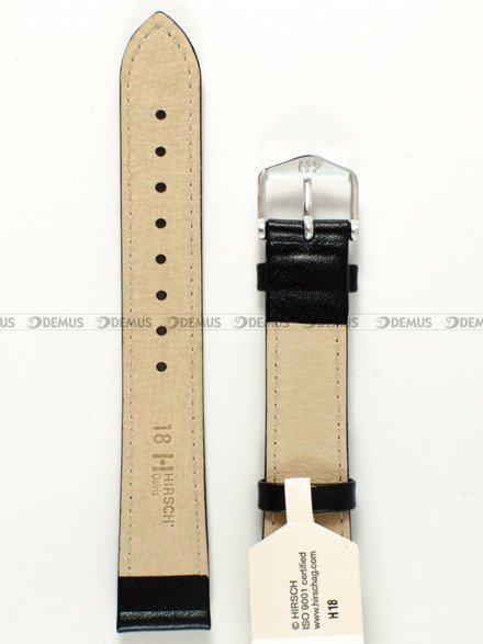 Pasek skórzany do zegarka - Hirsch Osiris 03475050-2-18 - 18 mm