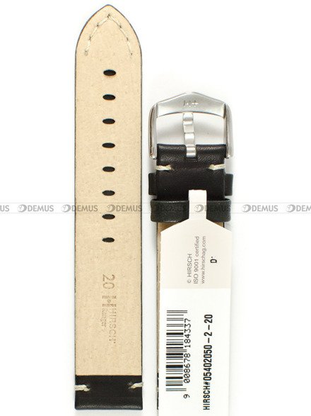 Pasek skórzany do zegarka - Hirsch Ranger 05402050-2-20 - 20 mm