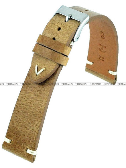 Pasek skórzany do zegarka - Horido 9450.03.22S - 22 mm - Zwężany