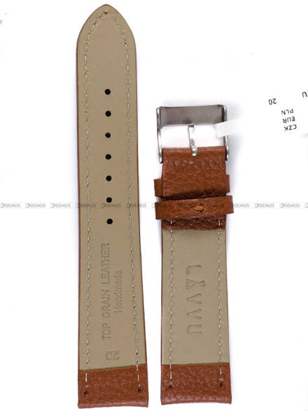 Pasek skórzany do zegarka - LAVVU LSHUE20 - 20 mm