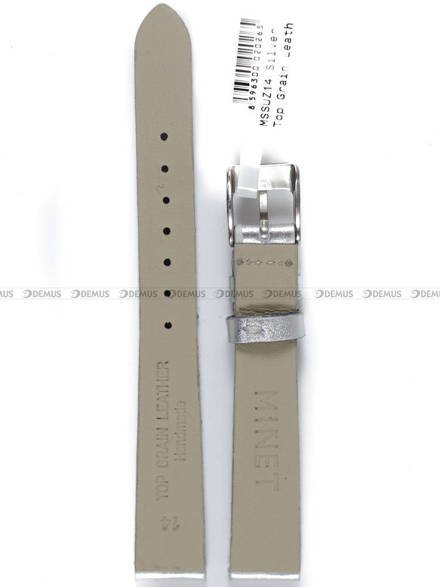 Pasek skórzany do zegarka - Minet MSSUZ14 - 14 mm