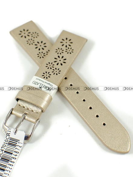 Pasek skórzany do zegarka - Morellato A01D5256C47010CR18 - 18 mm