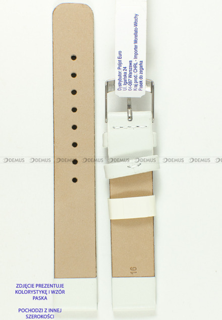 Pasek skórzany do zegarka - Morellato A01X3076875017CR18 - 18 mm
