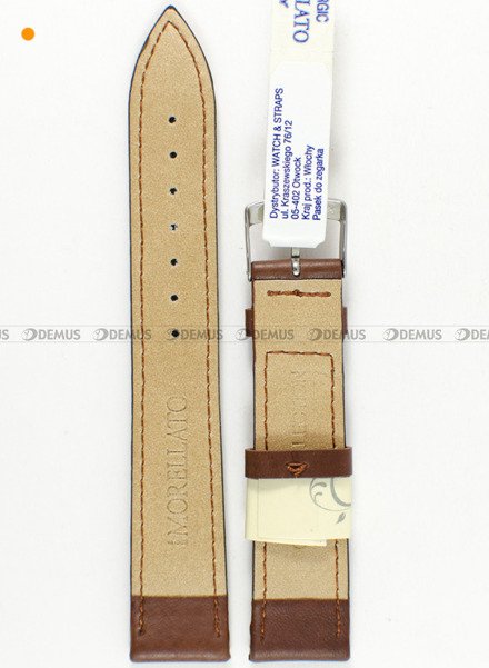 Pasek skórzany do zegarka - Morellato A01X4219A97040CR12 12 mm