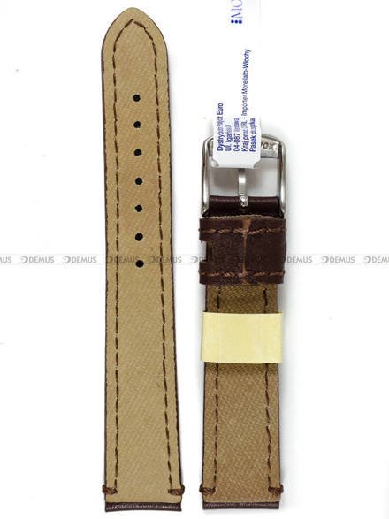 Pasek skórzany do zegarka - Morellato A01X4435A37034CR18 - 18 mm