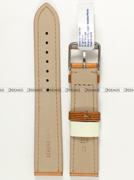 Pasek skórzany do zegarka - Morellato A01X5046B71046CR20 - 20 mm