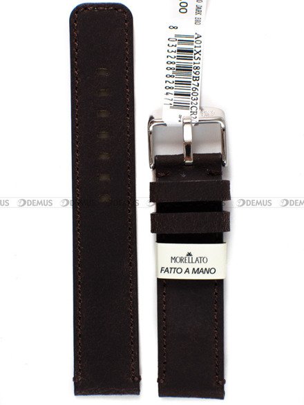 Pasek skórzany do zegarka - Morellato A01X5189B76032CR20 - 20 mm
