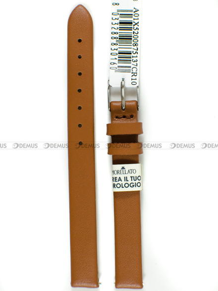 Pasek skórzany do zegarka - Morellato A01X5200875137CR10 - 10 mm