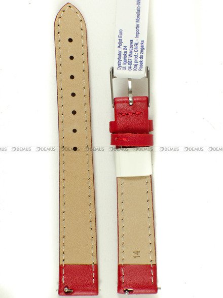Pasek skórzany do zegarka - Morellato A01X5202875083CR14 - 14 mm