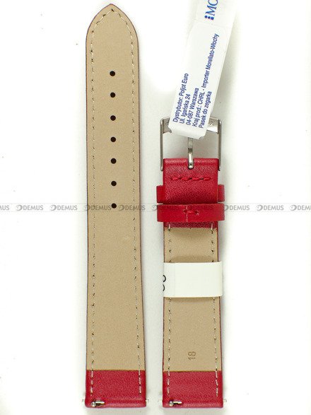 Pasek skórzany do zegarka - Morellato A01X5202875083CR18 - 18 mm