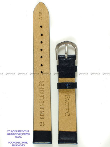 Pasek skórzany do zegarka - Pacific W36L.18.5 - 18 mm