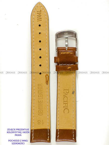 Pasek skórzany do zegarka - Pacific W44L.22.3.3 - 22 mm