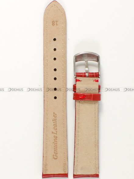 Pasek skórzany do zegarka - Tekla PT22.18.4 - 18 mm