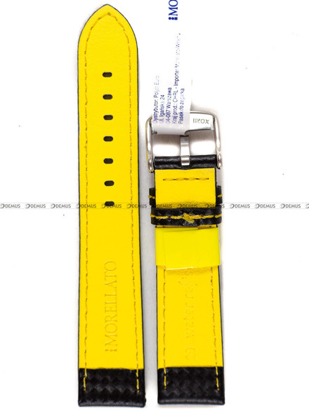Pasek wodoodporny karbonowy do zegarka - Morellato A01U3586977897 20mm