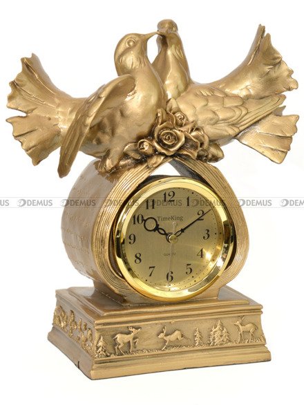 Zegar kominkowy figurka Gołąbki Timeking TK5010