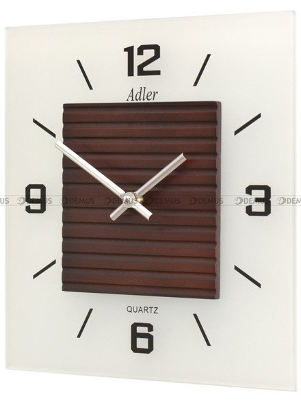 Zegar ścienny Adler 21121-W1 - 28x28 cm