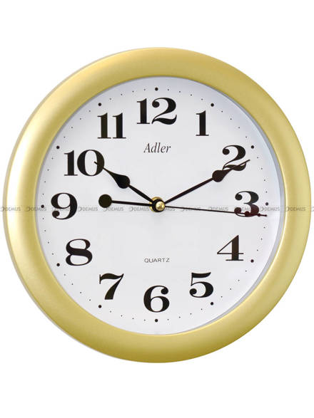 Zegar ścienny Adler 30021-ZŁ-MAT - 28 cm