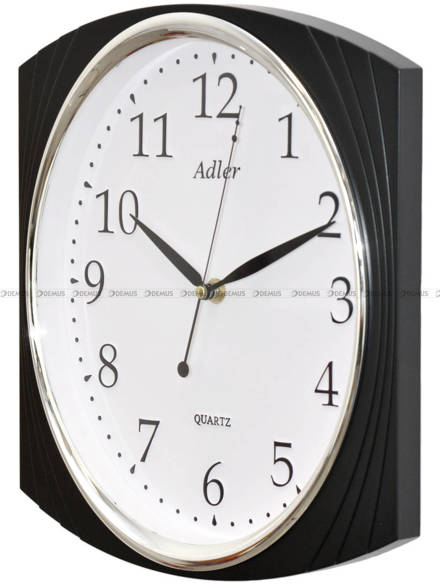 Zegar ścienny Adler 30094-Czarny - 33x28 cm