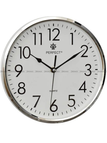 Zegar ścienny Perfect FX-5742 Srebrny - 26 cm