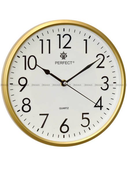 Zegar ścienny Perfect FX-5742 Złoty - 26 cm