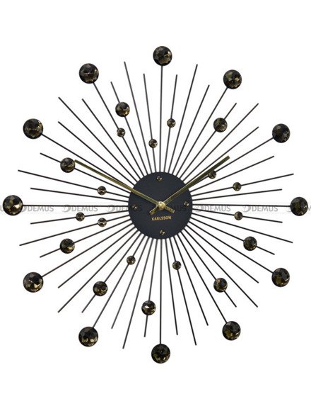 Zegar ścienny Sunburst Crystal KARLSSON KA4859BK