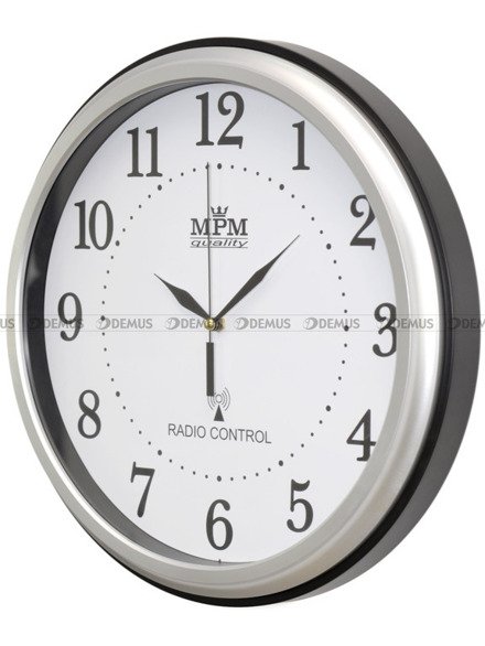 Zegar ścienny sterowany falą radiową MPM E01.2492.70