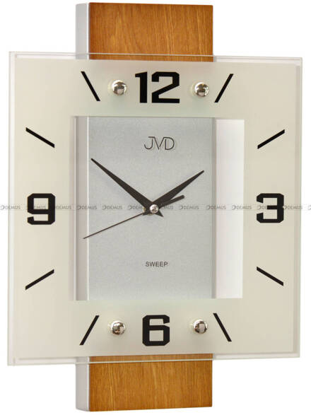 Zegar ścienny szklany JVD NS22016.11 - 26x34 cm