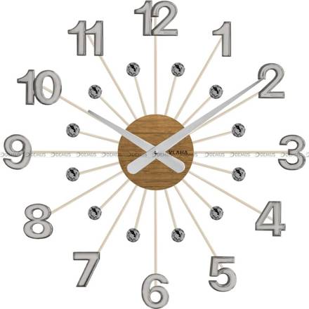 Zegar ścienny z kryształkami Vlaha VCT1081 - 48 cm
