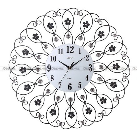 Zegar ścienny z kwiatkami JVD HJ86
