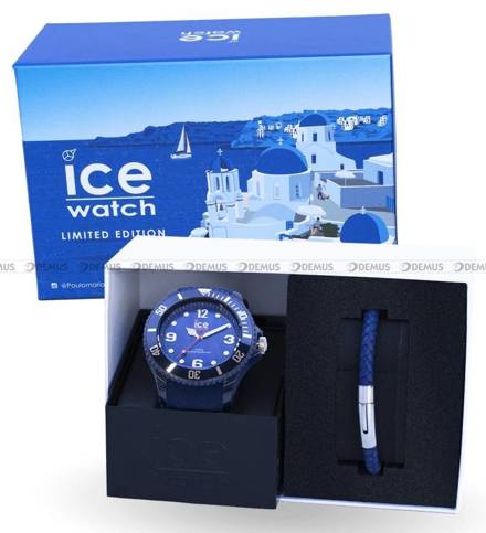 Zegarek Ice-Watch - Ice Sixty Nine Dark Blue 018498 L - Z bransoletką w zestawie - Limitowana edycja