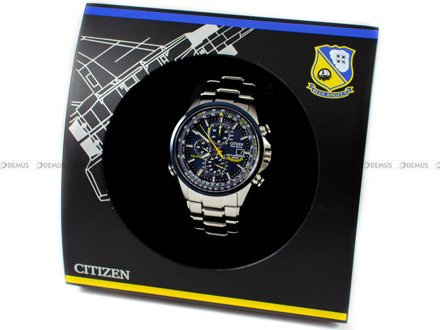 Zegarek Męski Citizen World Chronograph Radio Controlled "Blue Angels" AT8020-54L - Limitowana Edycja