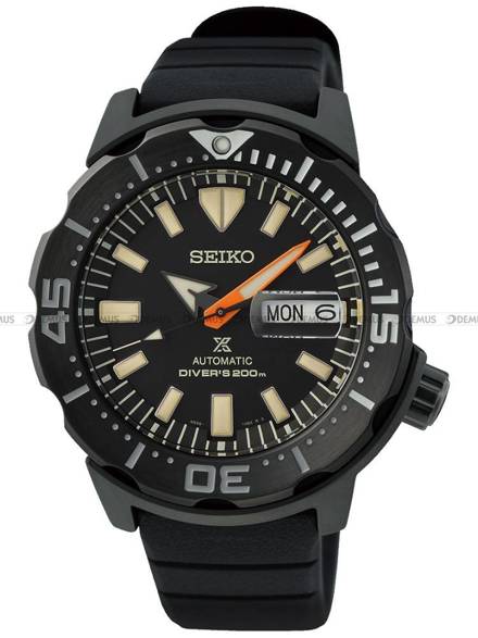 Zegarek Męski Seiko Prospex Black Series Monster Automatic Diver SRPH13K1 - Limitowana Edycja