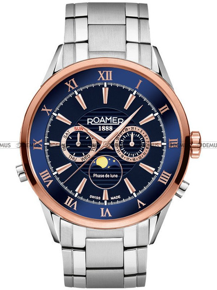 Zegarek Roamer Superior Moonphase 508821 47 43 50