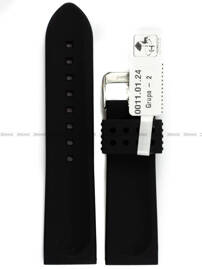 Pasek silikonowy do zegarka - Horido 0011.01.24S - 24 mm