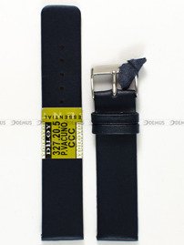 Pasek skórzany do zegarka - Diloy 327.20.5 - 20mm