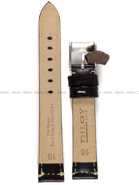 Pasek skórzany do zegarka - Diloy 363.16.2 - 16 mm