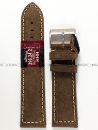 Pasek skórzany do zegarka - Diloy 396.24.2 - 24 mm