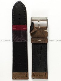 Pasek skórzany do zegarka - Diloy 396.24.2 - 24 mm