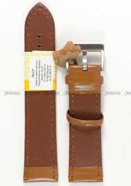 Pasek skórzany do zegarka - Diloy 401.22.3 - 22 mm