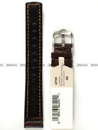 Pasek skórzany do zegarka - Hirsch Grand Duke L W 025280-10-18 - 18 mm