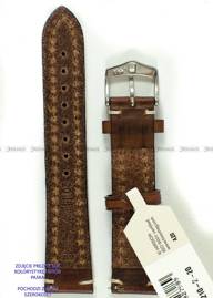 Pasek skórzany do zegarka - Hirsch Liberty 10920210-2-20 XL - 20 mm