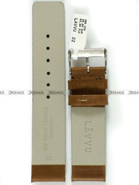 Pasek skórzany do zegarka - LAVVU LSCUE22 - 22 mm