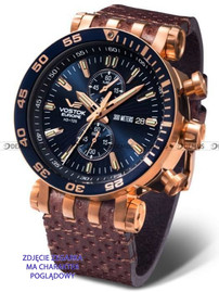 Pasek skórzany do zegarka Vostok Europe Energia VK61-575B590 - 20 mm