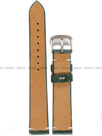 Pasek skórzany ręcznie robiony A. Kucharski Leather - Conceria Il Ponte Maya Simple - Olive/White - 18 mm